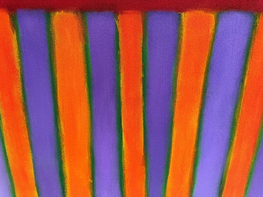 Gerrit Greve (1948-2024, Cardiff by the Sea, CA) Original Modernist Abstract Mixed Media Sand Acrylic Painting On Canvas 2007 Signed Verso 36' X 36' Estimate $1,000-$2,000 [Photo 3]