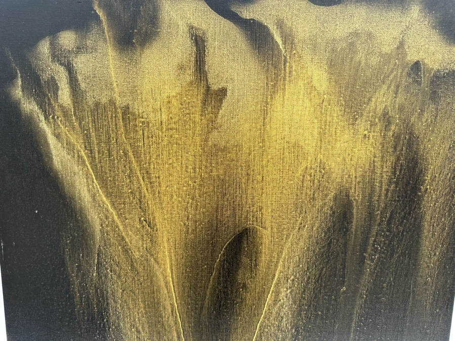 Gerrit Greve (1948-2024, Cardiff by the Sea, CA) Original Abstract Spirit Boats Acrylic Painting On Canvas Titled Voyage 148 2014 Signed Verso 24' X 36' Estimate $1,000-$2,000 [Photo 4]