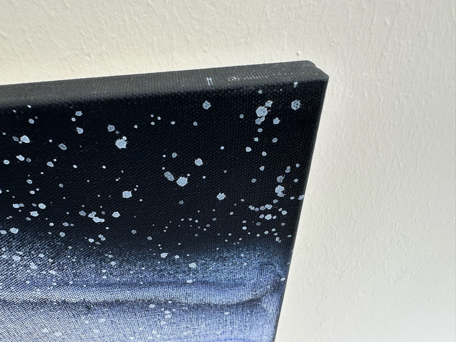 Gerrit Greve (1948-2024, Cardiff by the Sea, CA) Original Abstract Spirit Boats Acrylic Painting On Canvas 2018 Signed Verso 24' X 36' Estimate $1,000-$2,000 [Photo 5]