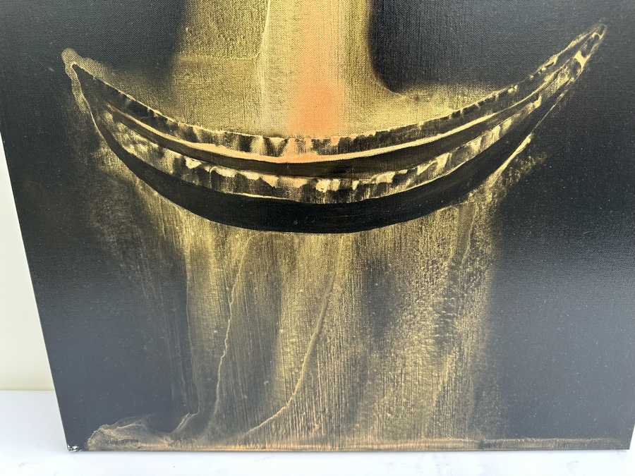 Gerrit Greve (1948-2024, Cardiff by the Sea, CA) Original Abstract Spirit Boats Acrylic Painting On Canvas Titled Voyage 151 2014 Signed Verso 24' X 36' Estimate $1,000-$2,000 [Photo 4]