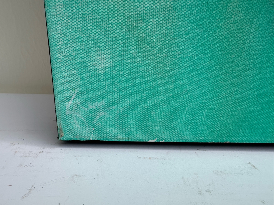 Gerrit Greve (1948-2024, Cardiff by the Sea, CA) Original Abstract Flowers Acrylic Painting On Canvas Signed Front 24' X 30' Estimate $1,000-$2,000 [Photo 4]