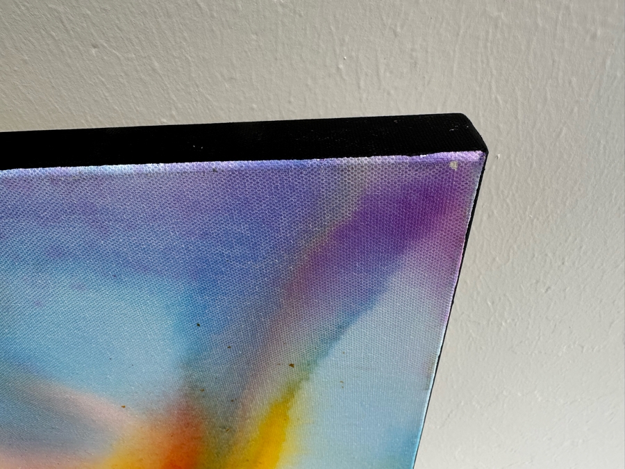 Gerrit Greve (1948-2024, Cardiff by the Sea, CA) Original Abstract Acrylic Painting On Canvas 2020 Signed Verso 30' X 24' Estimate $1,000-$2,000 [Photo 5]