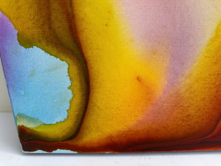 Gerrit Greve (1948-2024, Cardiff by the Sea, CA) Original Abstract Acrylic Painting On Canvas 2020 Signed Verso 30' X 24' Estimate $1,000-$2,000 [Photo 2]