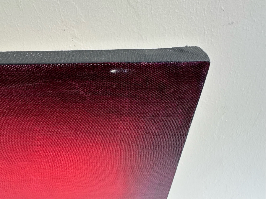 Gerrit Greve (1948-2024, Cardiff by the Sea, CA) Original Modernist Abstract Color Field Acrylic Painting On Canvas In Manner Of Mark Rothko 2010 Signed Verso 24' X 30' Estimate $1,000-$2,000 [Photo 5]