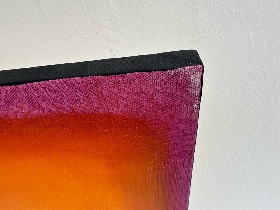 Gerrit Greve (1948-2024, Cardiff by the Sea, CA) Original Modernist Abstract Color Field Acrylic Painting On Canvas In Manner Of Mark Rothko 2010 Signed Verso 24' X 30' Estimate $1,000-$2,000 [Photo 5]