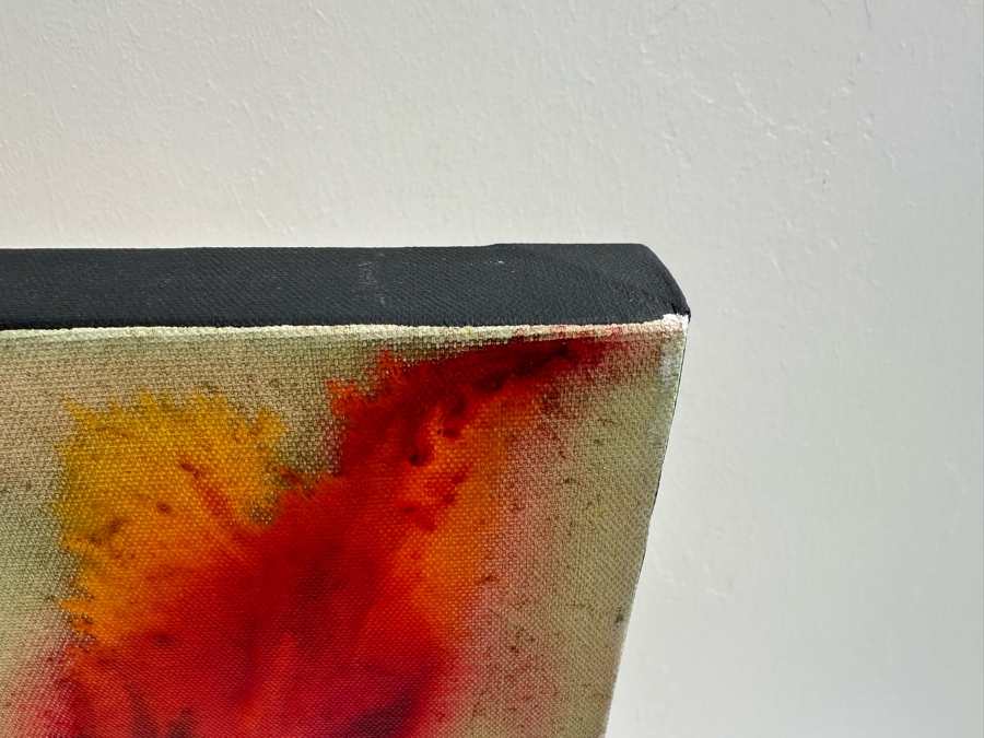 Gerrit Greve (1948-2024, Cardiff by the Sea, CA) Original Abstract Flowers Acrylic Painting On Canvas 2020 Signed Verso 36' X 48'	 Estimate $1,000-$2,000 [Photo 9]