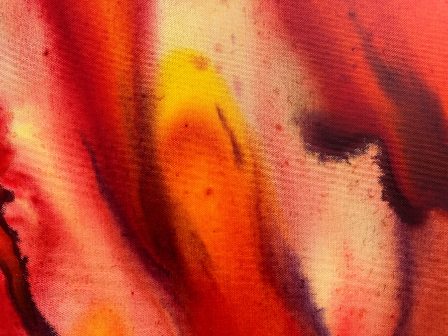 Gerrit Greve (1948-2024, Cardiff by the Sea, CA) Original Abstract Flowers Acrylic Painting On Canvas 2020 Signed Verso 36' X 48'	 Estimate $1,000-$2,000 [Photo 8]