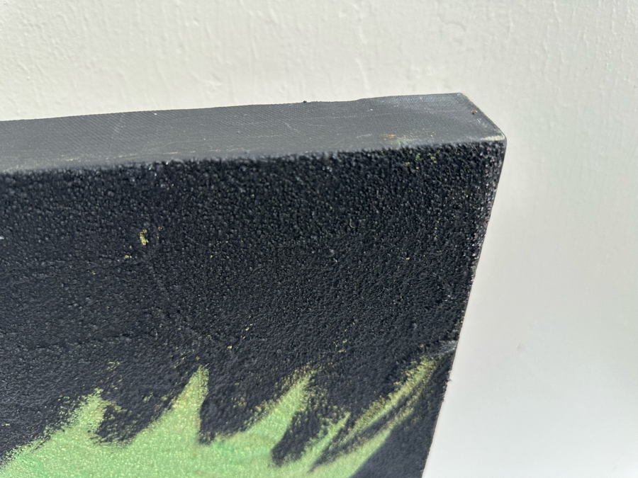 Gerrit Greve (1948-2024, Cardiff by the Sea, CA) Original Mixed Media Acrylic Painting Titled 'Ravens Play' Signed Verso 48' X 36' Estimate $1,000-$2,000 [Photo 10]