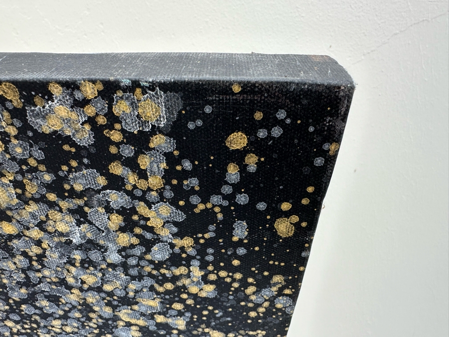 Gerrit Greve (1948-2024, Cardiff by the Sea, CA) Original Abstract Spirit Boats Acrylic Painting On Canvas Titled 'Whaling' Signed Verso 72' X 48' Estimate $1,500-$3,000 [Photo 8]