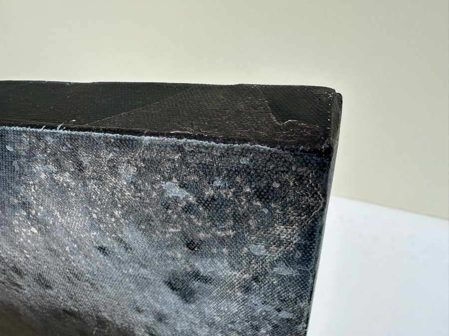 Gerrit Greve (1948-2024, Cardiff by the Sea, CA) Original Abstract Spirit Boats Acrylic Painting On Canvas Titled 'Voyage 91' 2012 Signed Verso 40' X 60' Estimate $1,500-$3,000 [Photo 8]