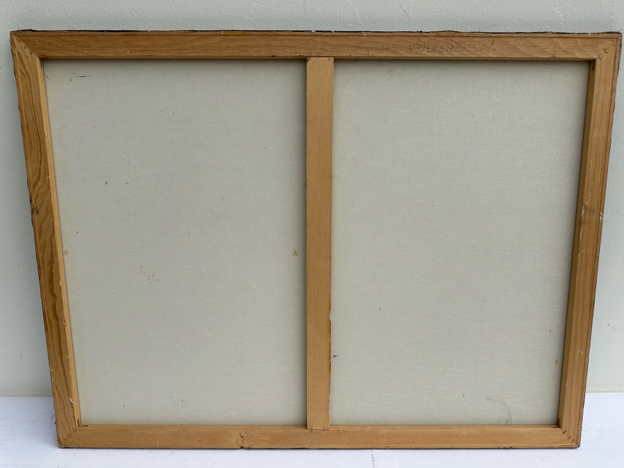 Gerrit Greve (1948-2024, Cardiff by the Sea, CA) Original Abstract B&W Horse Drip Painting On Canvas Signed Front 30' X 40' Estimate $1,000-$2,000 [Photo 10]