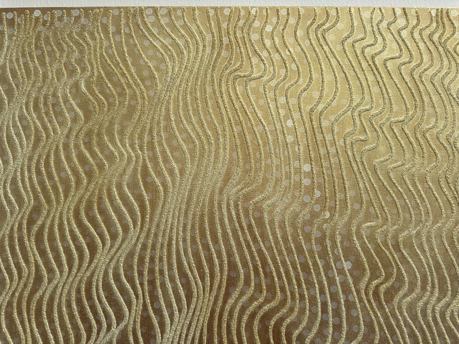 Gerrit Greve (1948-2024, Cardiff by the Sea, CA) Original Mixed Media Sand Acrylic Painting On Canvas Titled 'Rain On The River' 2006 Signed Verso 3' X 5' Estimate $1,500-$3,000 [Photo 7]