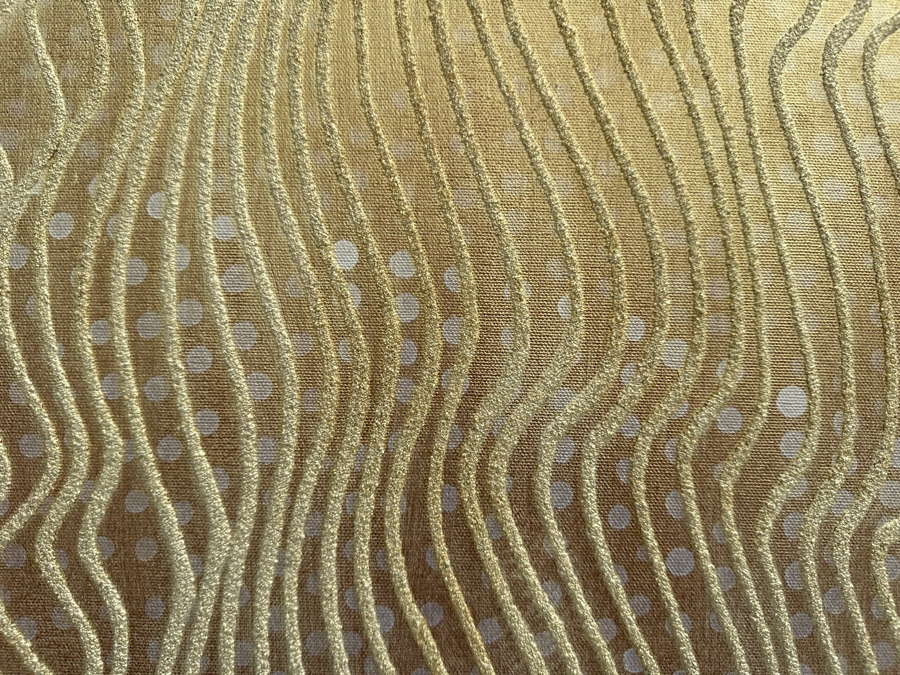 Gerrit Greve (1948-2024, Cardiff by the Sea, CA) Original Mixed Media Sand Acrylic Painting On Canvas Titled 'Rain On The River' 2006 Signed Verso 3' X 5' Estimate $1,500-$3,000 [Photo 6]