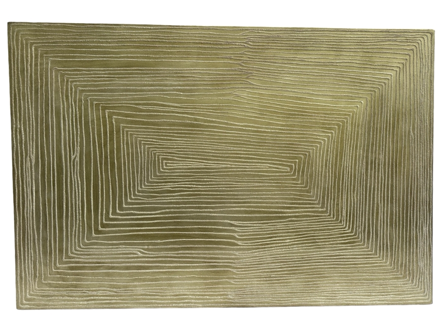 Gerrit Greve (1948-2024, Cardiff by the Sea, CA) Original Mixed Media Sand Acrylic Painting On Canvas Titled 'Rain On The River' 2006 Signed Verso 5' X 40' Estimate $1,500-$3,000 [Photo 2]