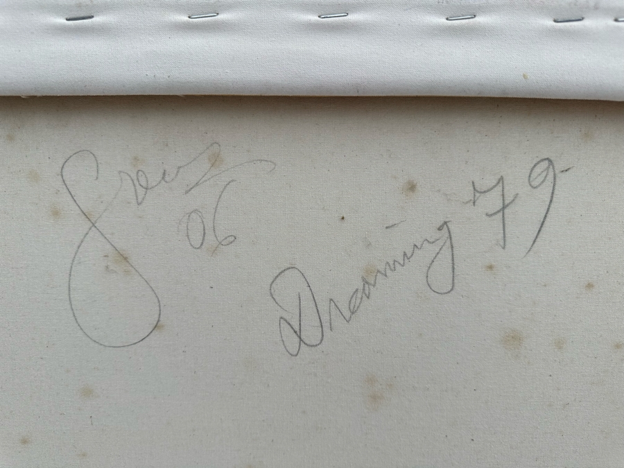 Gerrit Greve (1948-2024, Cardiff by the Sea, CA) Original Abstract Acrylic Painting On Canvas Titled 'Dreaming 72' 2006 Signed Verso 24' X 36' Estimate $1,000-$2,000 [Photo 7]