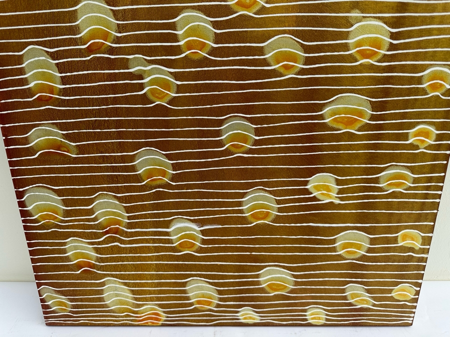 Gerrit Greve (1948-2024, Cardiff by the Sea, CA) Original Abstract Acrylic Painting On Canvas Titled 'Dreaming 72' 2006 Signed Verso 24' X 36' Estimate $1,000-$2,000 [Photo 4]