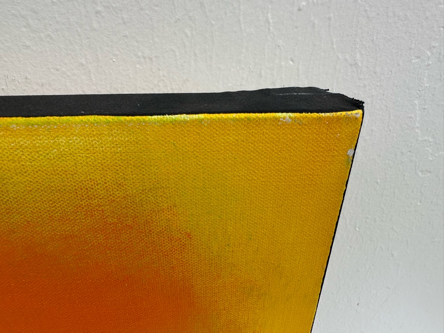 Gerrit Greve (1948-2024, Cardiff by the Sea, CA) Original Modernist Abstract Color Field Acrylic Painting On Canvas In Manner Of Mark Rothko 2019 Signed Verso 36' X 36' Estimate $1,000-$2,000 [Photo 6]