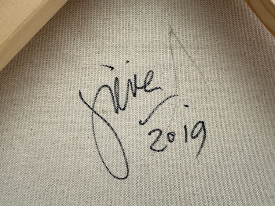 Gerrit Greve (1948-2024, Cardiff by the Sea, CA) Original Modernist Abstract Color Field Acrylic Painting On Canvas In Manner Of Mark Rothko 2019 Signed Verso 36' X 36' Estimate $1,000-$2,000 [Photo 7]