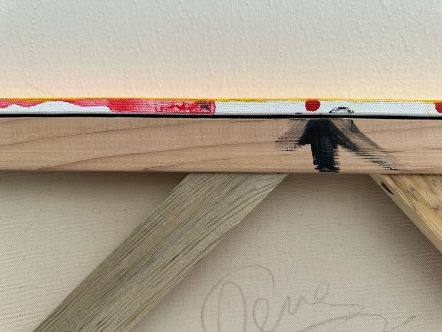 Gerrit Greve (1948-2024, Cardiff by the Sea, CA) Original Abstract Acrylic Painting On Canvas 2007 Signed Verso 36' X 36' Estimate $1,000-$2,000 [Photo 8]