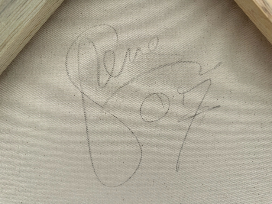 Gerrit Greve (1948-2024, Cardiff by the Sea, CA) Original Abstract Acrylic Painting On Canvas 2007 Signed Verso 36' X 36' Estimate $1,000-$2,000 [Photo 7]