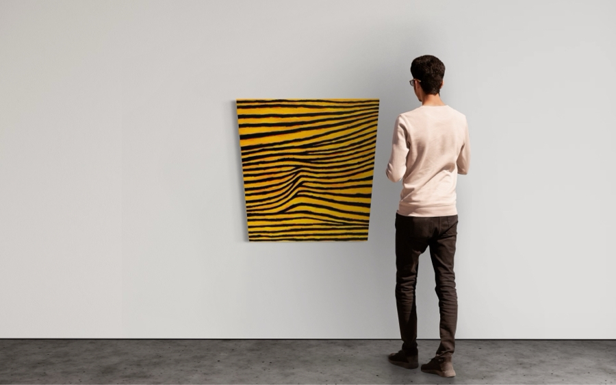 Gerrit Greve (1948-2024, Cardiff by the Sea, CA) Original Abstract Acrylic Painting On Canvas 2007 Signed Verso 36' X 36' Estimate $1,000-$2,000 [Photo 2]