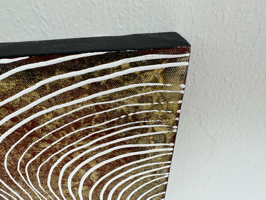 Gerrit Greve (1948-2024, Cardiff by the Sea, CA) Original Abstract Acrylic Painting On Canvas Titled 'Journey 402' 2010 Signed Verso 18' X 36' Estimate $1,000-$2,000 [Photo 7]