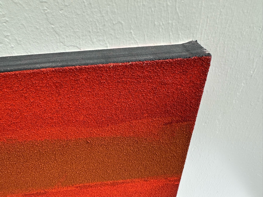 Gerrit Greve (1948-2024, Cardiff by the Sea, CA) Original Abstract Mixed Media Textured Acrylic Painting On Canvas 2011 Signed Verso 5' X 3' Estimate $1,500-$3,000 [Photo 5]