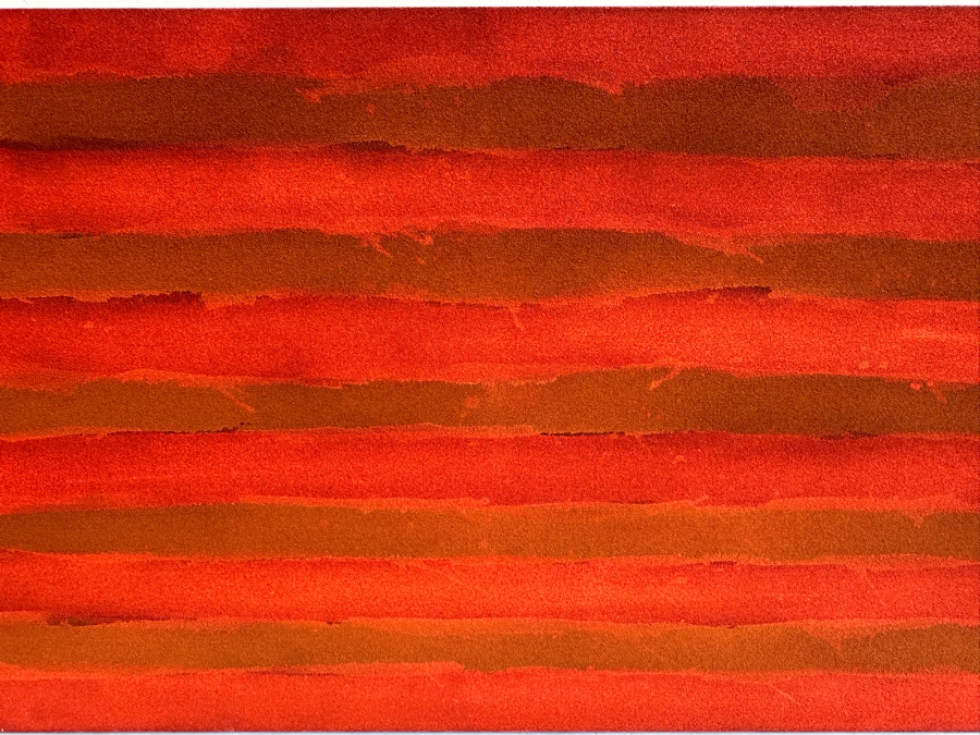 Gerrit Greve (1948-2024, Cardiff by the Sea, CA) Original Abstract Mixed Media Textured Acrylic Painting On Canvas 2011 Signed Verso 5' X 3' Estimate $1,500-$3,000 [Photo 3]