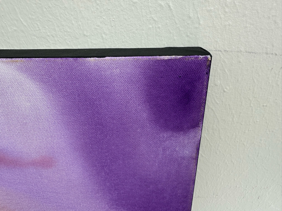 Gerrit Greve (1948-2024, Cardiff by the Sea, CA) Original Abstract Flowers Acrylic Painting On Canvas 2020 Signed Verso 3' X 4' Estimate $1,500-$3,000 [Photo 7]