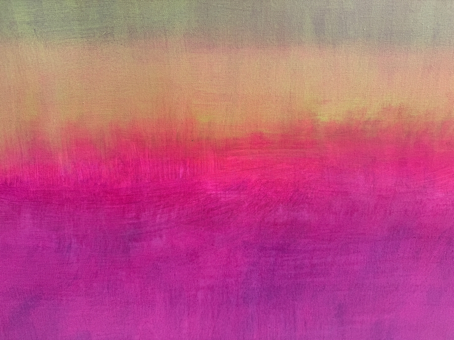 Gerrit Greve (1948-2024, Cardiff by the Sea, CA) Original Modernist Abstract Color Field Acrylic Painting On Canvas In Manner Of Mark Rothko 2011 Signed Verso 7' X 4' Estimate $1,500-$3,000 [Photo 4]