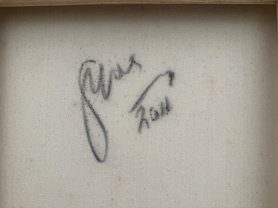 Gerrit Greve (1948-2024, Cardiff by the Sea, CA) Original Modernist Abstract Color Field Acrylic Painting On Canvas In Manner Of Mark Rothko 2011 Signed Verso 4' X 4' Estimate $1,500-$3,000 [Photo 10]