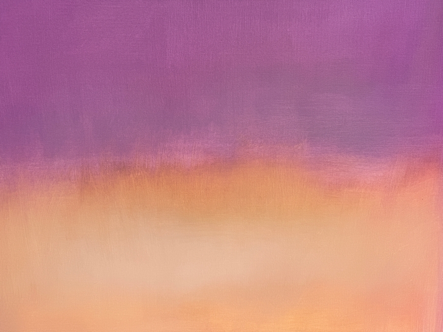 Gerrit Greve (1948-2024, Cardiff by the Sea, CA) Original Modernist Abstract Color Field Acrylic Painting On Canvas In Manner Of Mark Rothko 2019 Signed Verso 3' X 3' Estimate $1,000-$2,000 [Photo 4]