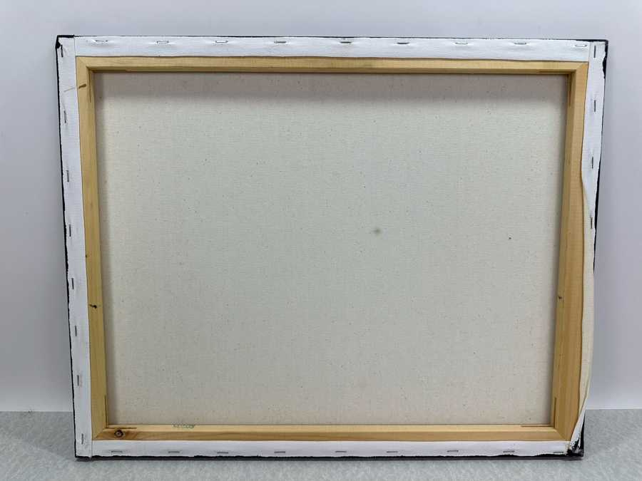 Gerrit Greve (1948-2024, Cardiff by the Sea, CA) Original Ocean Reeds Acrylic Painting On Canvas Signed Front 20' X 16' Estimate $1,000-$2,000 [Photo 5]