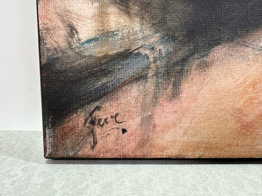 Gerrit Greve (1948-2024, Cardiff by the Sea, CA) Original Abstract Acrylic Painting On Canvas Titled 'Water Rocks 36' 2019 Signed Verso 20' X 16' Estimate $1,000-$2,000 [Photo 6]