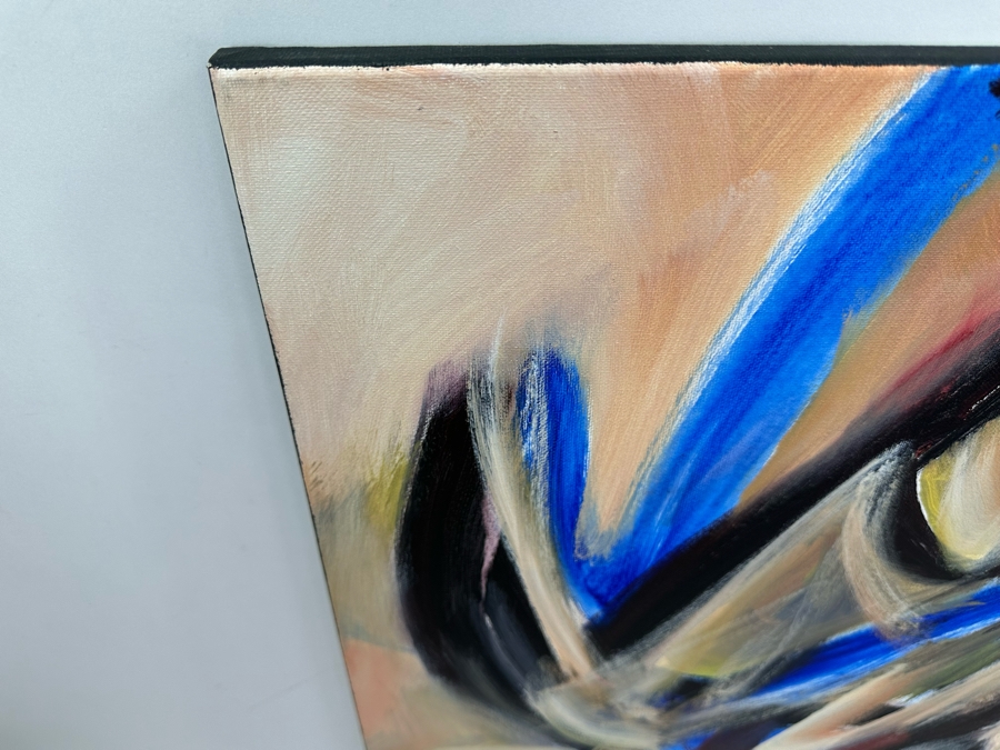 Gerrit Greve (1948-2024, Cardiff by the Sea, CA) Original Abstract Acrylic Painting On Canvas 2019 Signed Verso 16' X 20'	 Estimate $1,000-$2,000 [Photo 6]