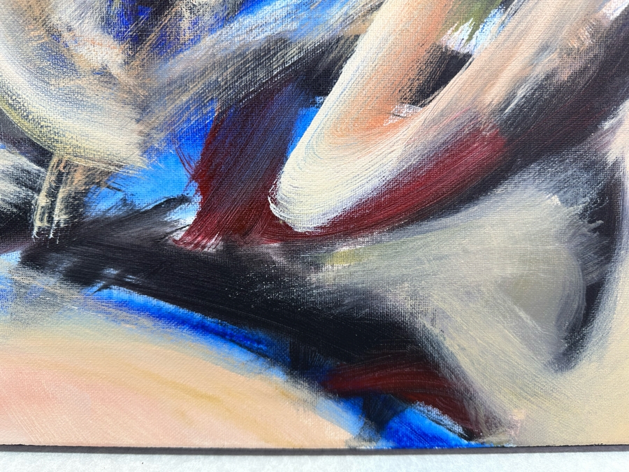 Gerrit Greve (1948-2024, Cardiff by the Sea, CA) Original Abstract Acrylic Painting On Canvas 2019 Signed Verso 16' X 20'	 Estimate $1,000-$2,000 [Photo 4]