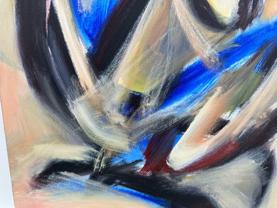 Gerrit Greve (1948-2024, Cardiff by the Sea, CA) Original Abstract Acrylic Painting On Canvas 2019 Signed Verso 16' X 20'	 Estimate $1,000-$2,000 [Photo 3]