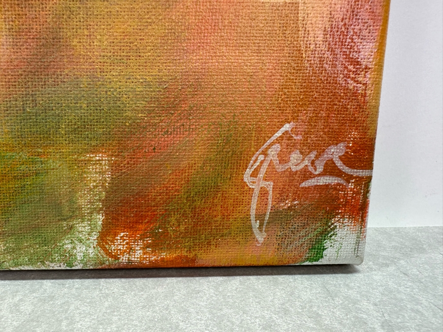 Gerrit Greve (1948-2024, Cardiff by the Sea, CA) Original Abstract Acrylic Painting On Canvas 2018 Signed Front & Verso 16' X 20' Estimate $1,000-$2,000 [Photo 2]