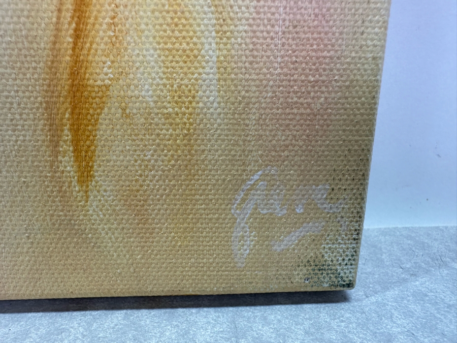 Gerrit Greve (1948-2024, Cardiff by the Sea, CA) Original Abstract Nude Woman Acrylic Painting On Canvas Signed Front 16' X 20' Estimate $1,000-$2,000 [Photo 4]