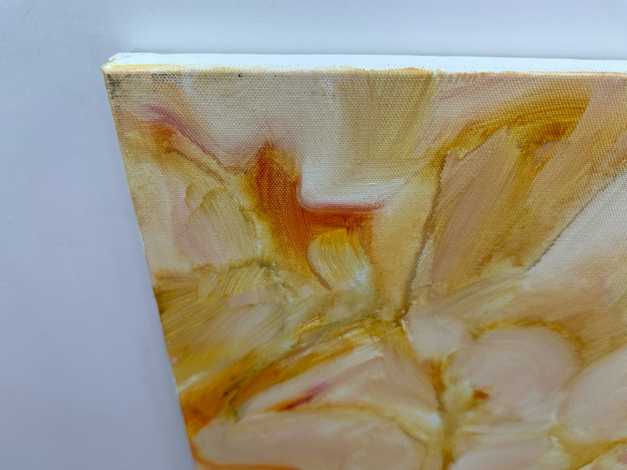 Gerrit Greve (1948-2024, Cardiff by the Sea, CA) Original Abstract Nude Woman Acrylic Painting On Canvas Signed Front 16' X 20' Estimate $1,000-$2,000 [Photo 5]