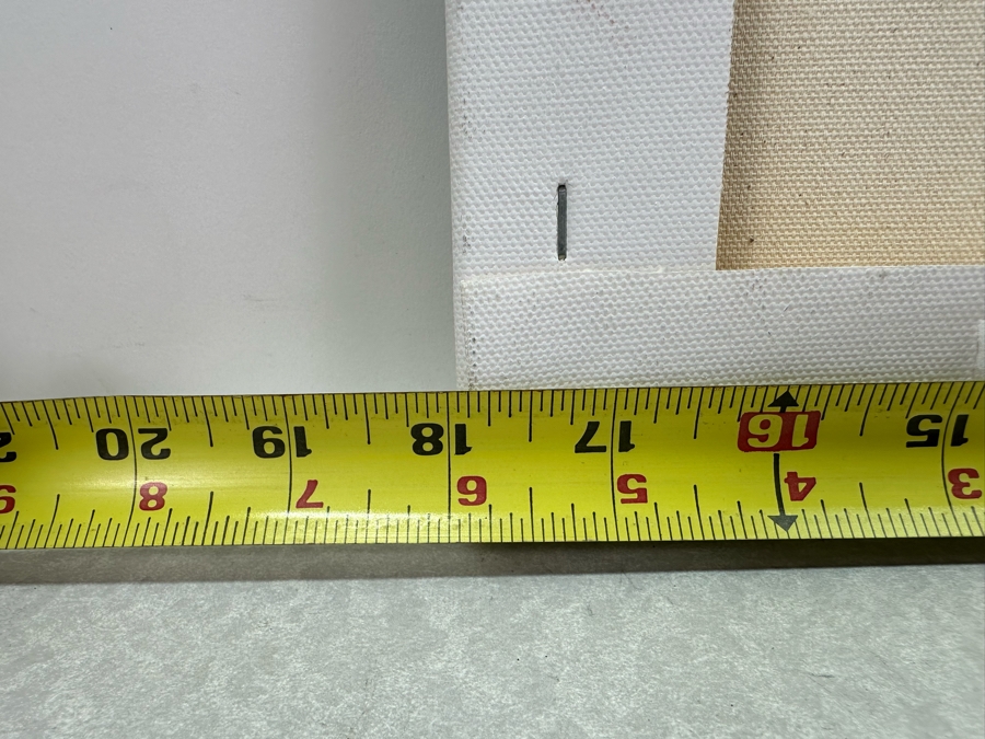 Gerrit Greve (1948-2024, Cardiff by the Sea, CA) Original Abstract Acrylic Painting On Canvas 2018 Signed Verso 18' X 18' Estimate $1,000-$2,000 [Photo 4]