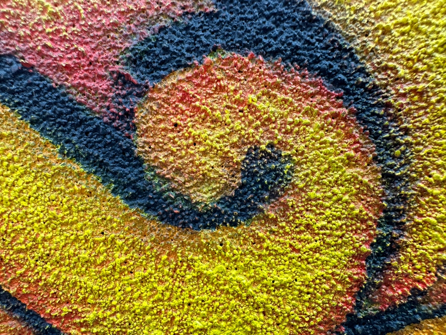 Gerrit Greve (1948-2024, Cardiff by the Sea, CA) Original Abstract Textured Sand Wave Acrylic Painting On Canvas Titled 'To The Beach 10' 2014 Signed Verso 20' X 16' Estimate $1,000-$2,000 [Photo 4]