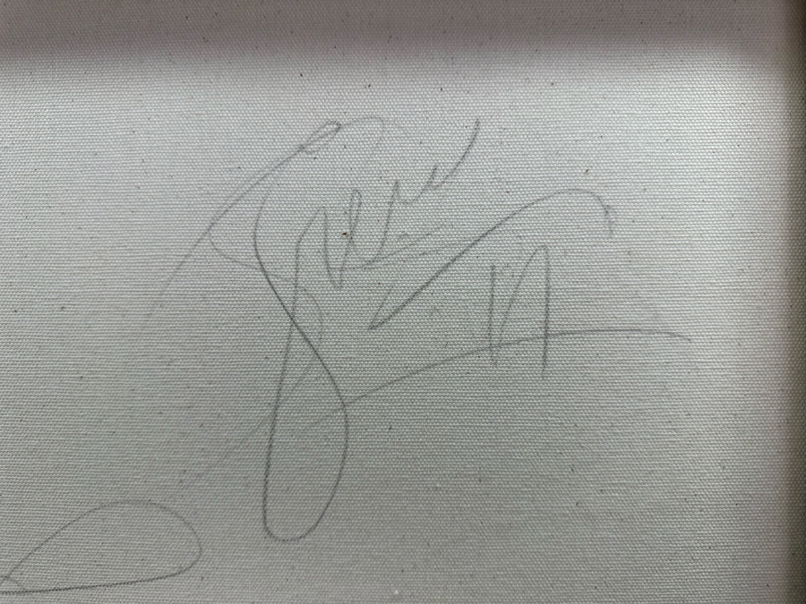 Gerrit Greve (1948-2024, Cardiff by the Sea, CA) Original Abstract Mixed Media Acrylic Painting On Canvas 16' X 20' Signed Verso Estimate $1,000-$2,000 [Photo 9]