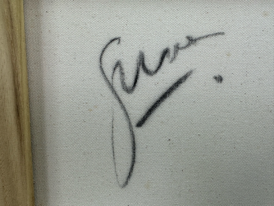 Gerrit Greve (1948-2024, Cardiff by the Sea, CA) Original Abstract Mixed Media Acrylic Painting On Canvas Signed Verso 20' X 16' Estimate $1,000-$2,000 [Photo 7]