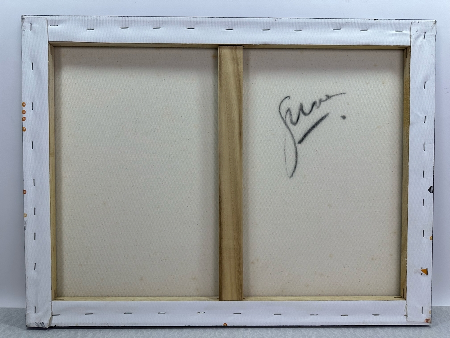 Gerrit Greve (1948-2024, Cardiff by the Sea, CA) Original Abstract Mixed Media Acrylic Painting On Canvas Signed Verso 20' X 16' Estimate $1,000-$2,000 [Photo 6]