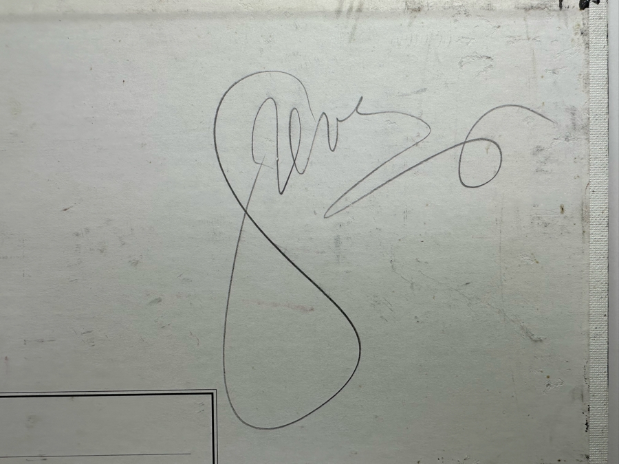 Gerrit Greve (1948-2024, Cardiff by the Sea, CA) Original Abstract Spirit Boats Acrylic Painting On Canvas Panel Titled 'Spirit Boat 91' 2007 Signed Verso 24' X 20' Estimate $1,000-$2,000 [Photo 7]