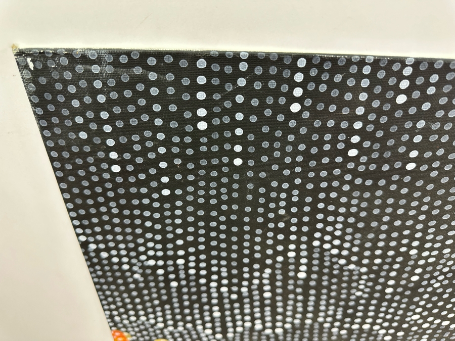 Gerrit Greve (1948-2024, Cardiff by the Sea, CA) Original Abstract Spirit Boats Acrylic Painting On Canvas Panel Titled 'Spirit Boat 91' 2007 Signed Verso 24' X 20' Estimate $1,000-$2,000 [Photo 5]