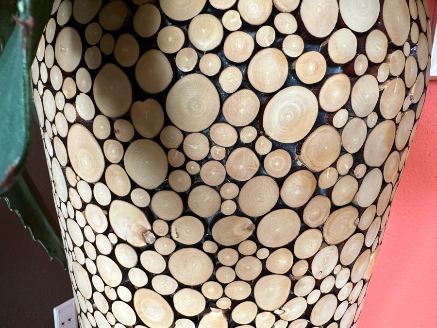 Large Cork Flower Vase With Artificial Plant 67'H [Photo 4]