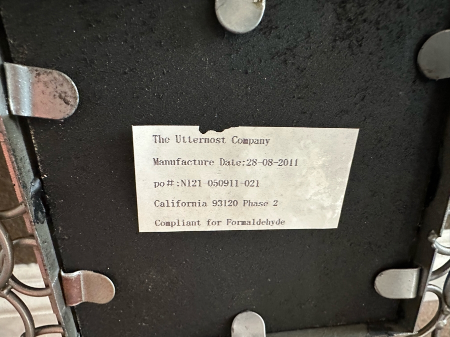 Set Of Four Metal Sculptural Circles Mirrors By The Uttermost Company 20' X 20' [Photo 10]