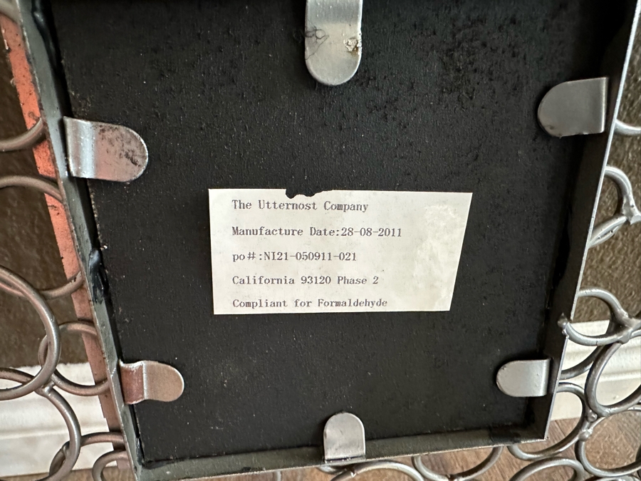 Set Of Four Metal Sculptural Circles Mirrors By The Uttermost Company 20' X 20' [Photo 11]